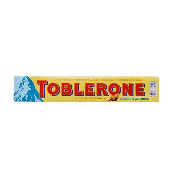 Toblerone 100G -Milk Chocolate With Honey Almonds And Salted Caramel Imported